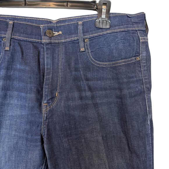 Levi's Jeans Women 32 Blue Denim Stretch 5-Pockets Mid-Rise Slimming Skinny Leg - Picture 6 of 16